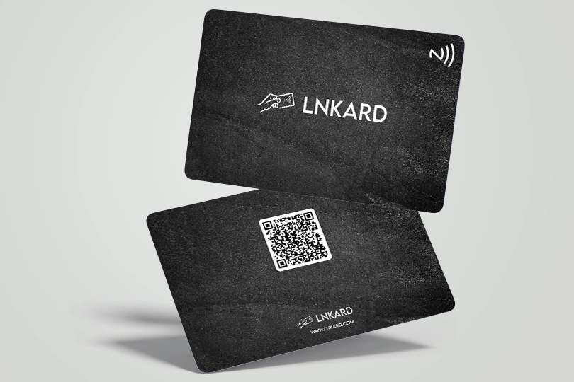 Tarjeta NFC Negro Pizarra - Diseño premium color negro